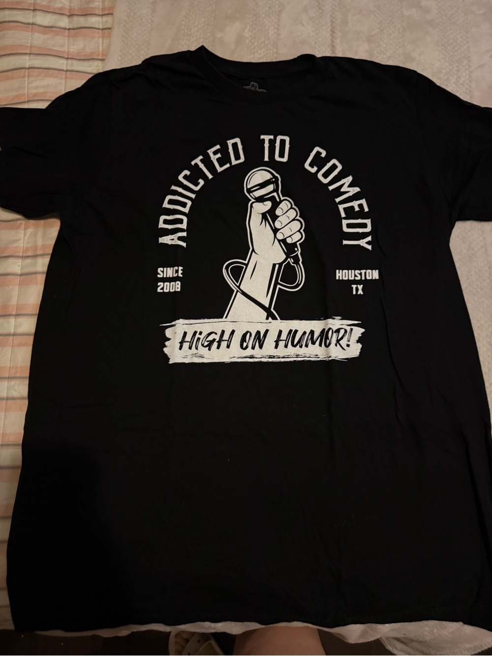 High on Humor! Black Graphic Tee
